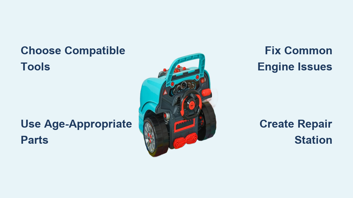 Engine Disassembly Toy Toy Car Engine Repair Kit Guide